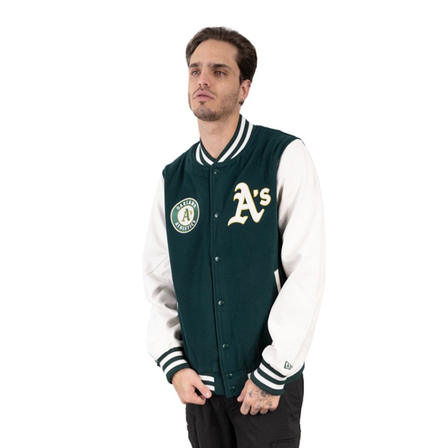 Ropa New Era | Chamarra Oakland Athletics Mlb Heritage