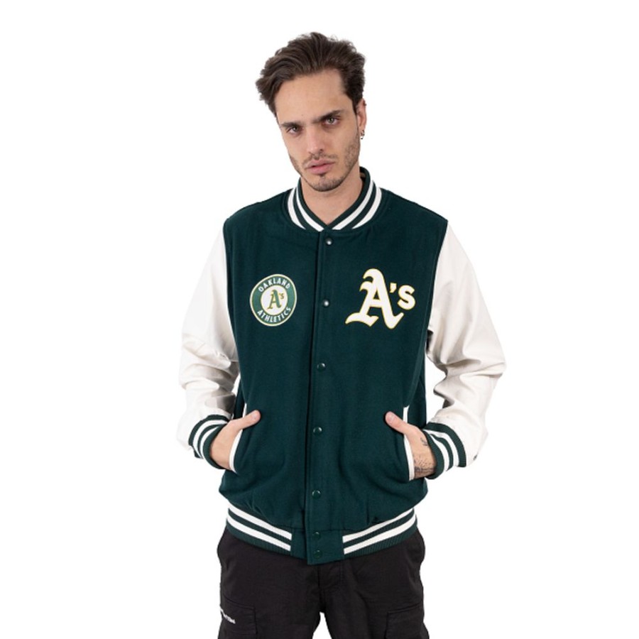 Ropa New Era | Chamarra Oakland Athletics Mlb Heritage