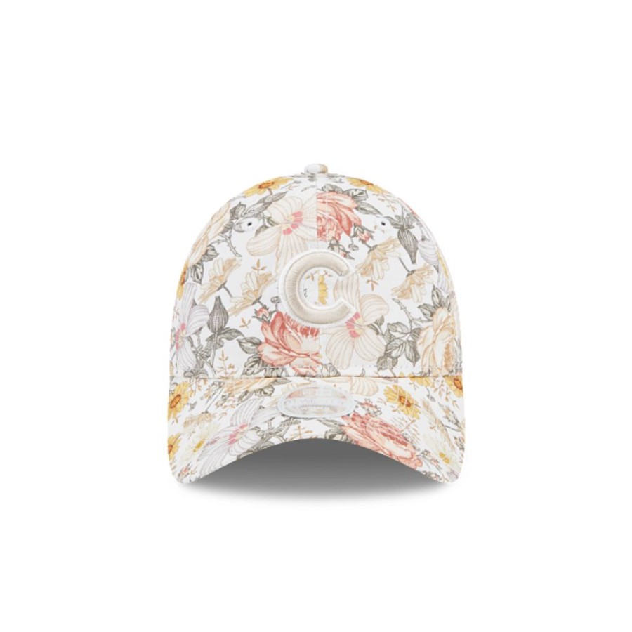 Gorras New Era | Chicago Cubs Women'S Bloom 9Twenty Strapback Para Mujer