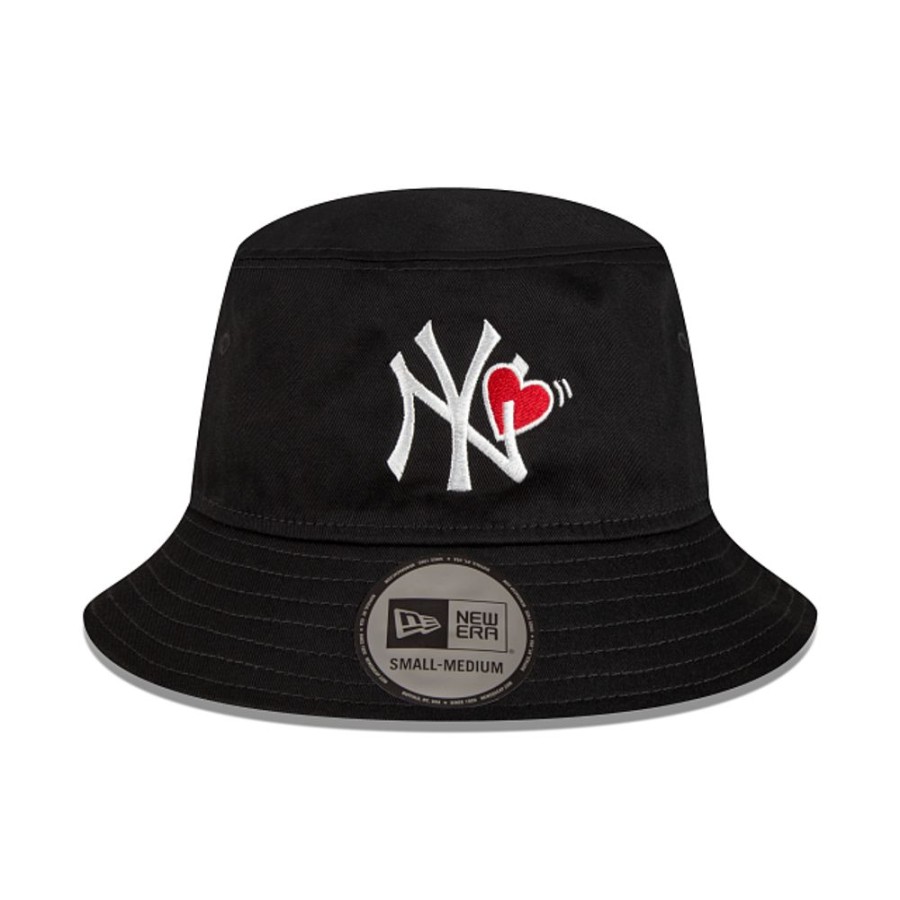 Gorras New Era | New York Yankees Valentine - With Heart Bucket Negro