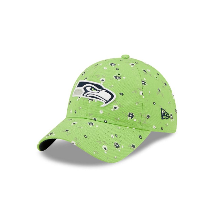 Gorras New Era | Seattle Seahawks Women'S Floral 9Twenty Strapback Para Mujer