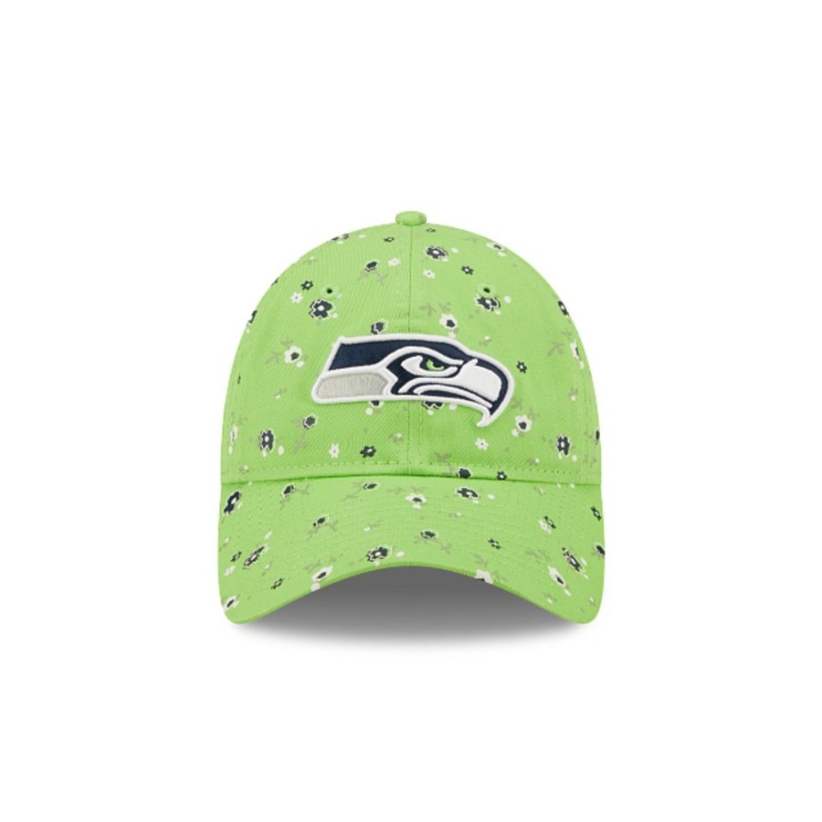 Gorras New Era | Seattle Seahawks Women'S Floral 9Twenty Strapback Para Mujer