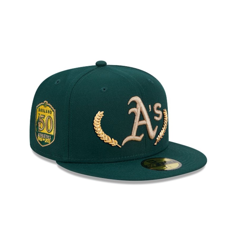 Gorras New Era | Oakland Athletics Mlb Gold Leaf 59Fifty Cerrada