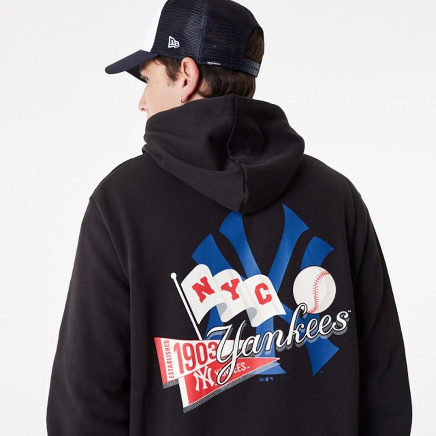 Ropa New Era | Sudadera New York Yankees Mlb Graphic Negra