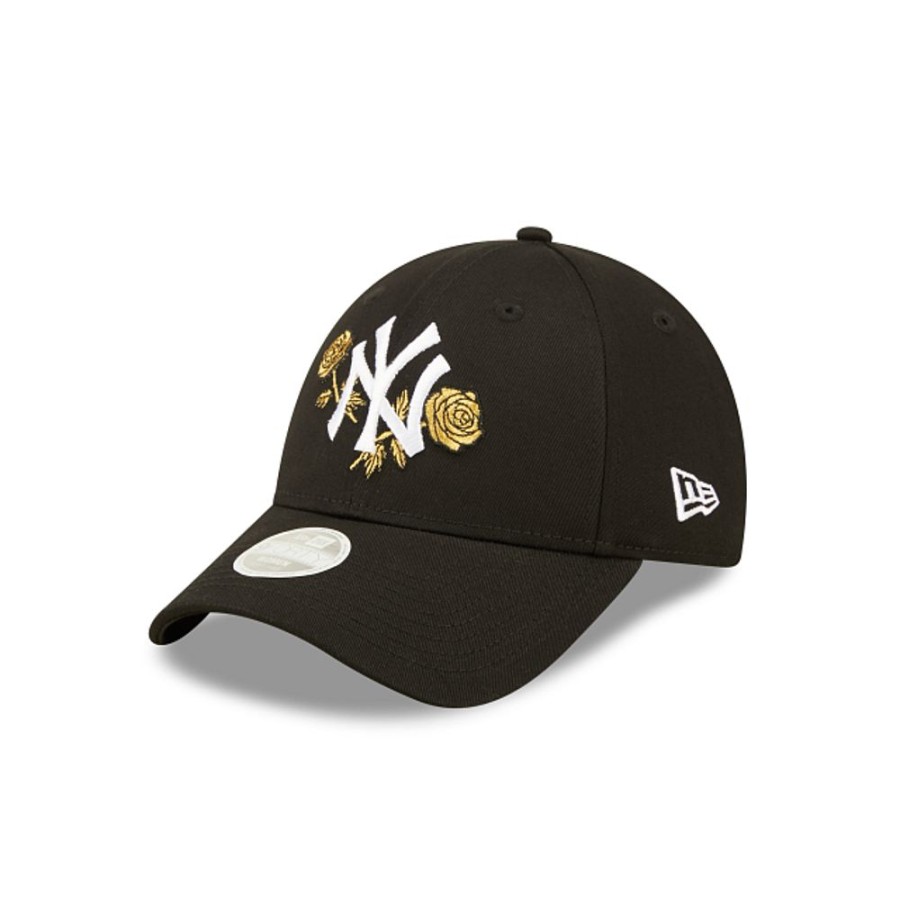 Gorras New Era | New York Yankees Mlb Metallic Floral 9Forty Strapback Para Mujer