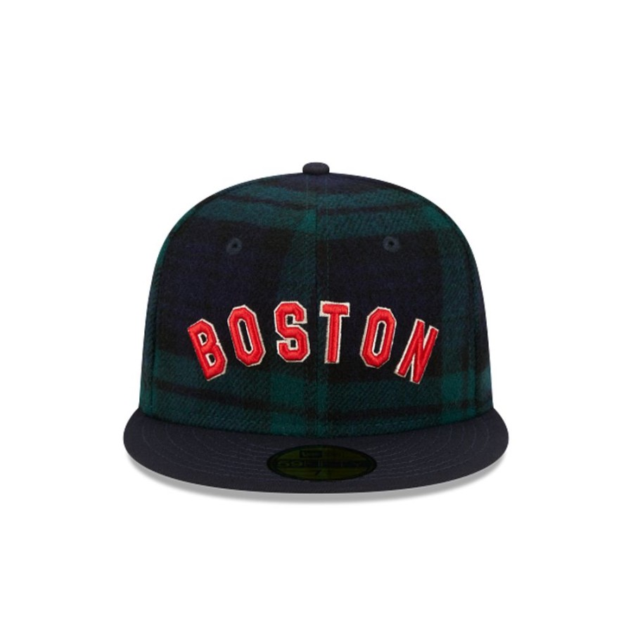 Gorras New Era | Boston Red Sox Mlb Black Watch Tartan 59Fifty Cerrada