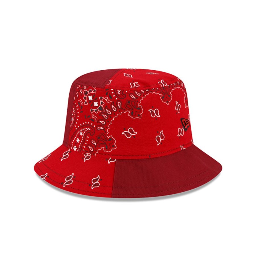 Gorras New Era | Bucket New Era Patchwork Roja