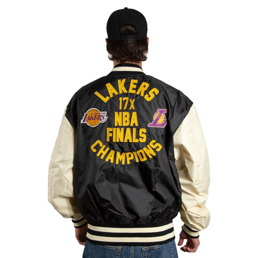 Ropa New Era | Chamarra Reversible Alpha Industries X Nba Los Angeles Lakers