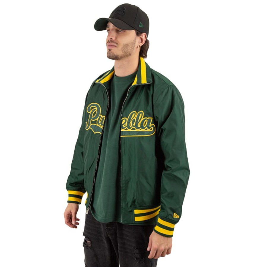 Ropa New Era | Chamarra Pericos De Puebla Lmb Bomber Jacket Collection Team Patch