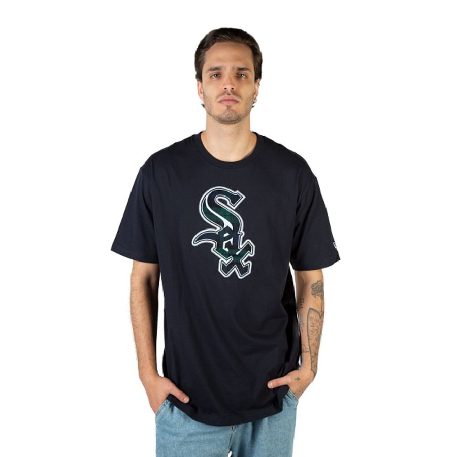 Ropa New Era | Playera Manga Corta Chicago White Sox Mlb Black Watch Tartan