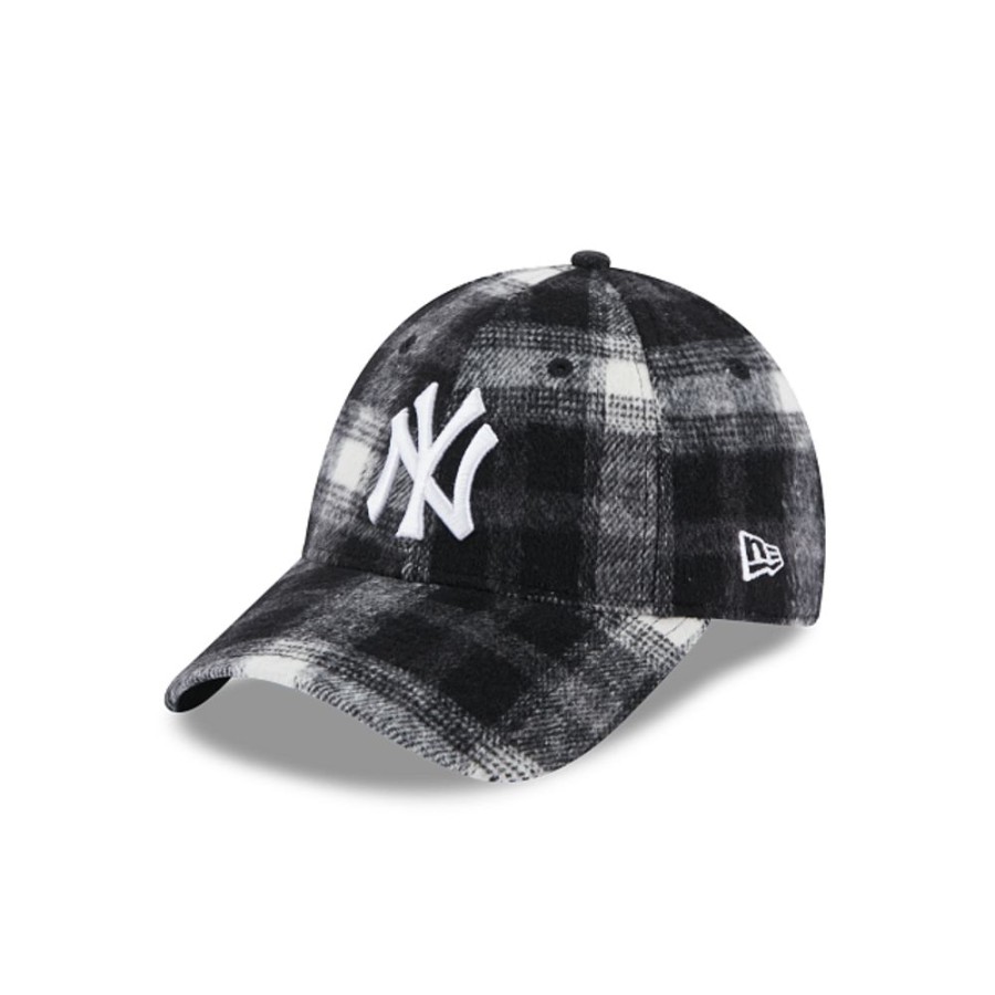 Gorras New Era | New York Yankees Mlb Plaid Logo 9Forty Strapback Para Mujer