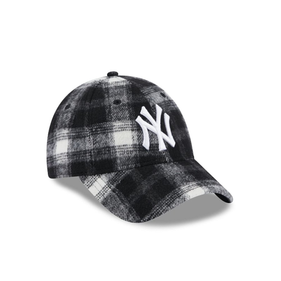 Gorras New Era | New York Yankees Mlb Plaid Logo 9Forty Strapback Para Mujer