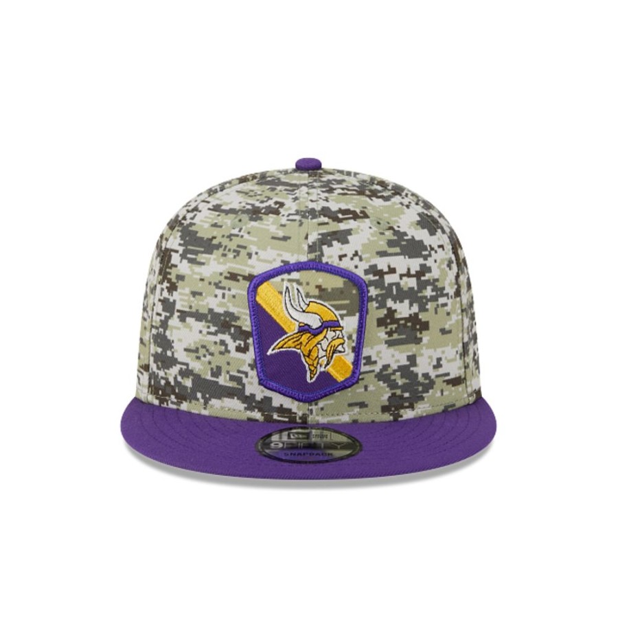 Gorras New Era | Minnesota Vikings Nfl Salute To Service 2023 9Fifty Snapback