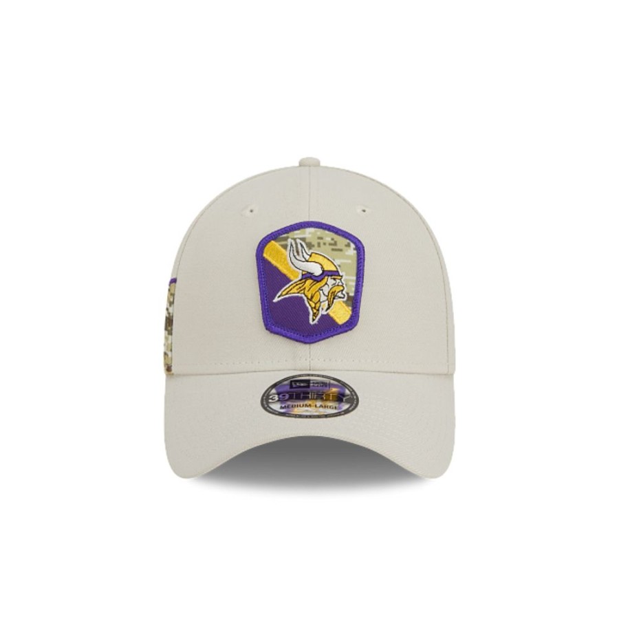 Gorras New Era | Minnesota Vikings Nfl Salute To Service 2023 39Thirty Elastica