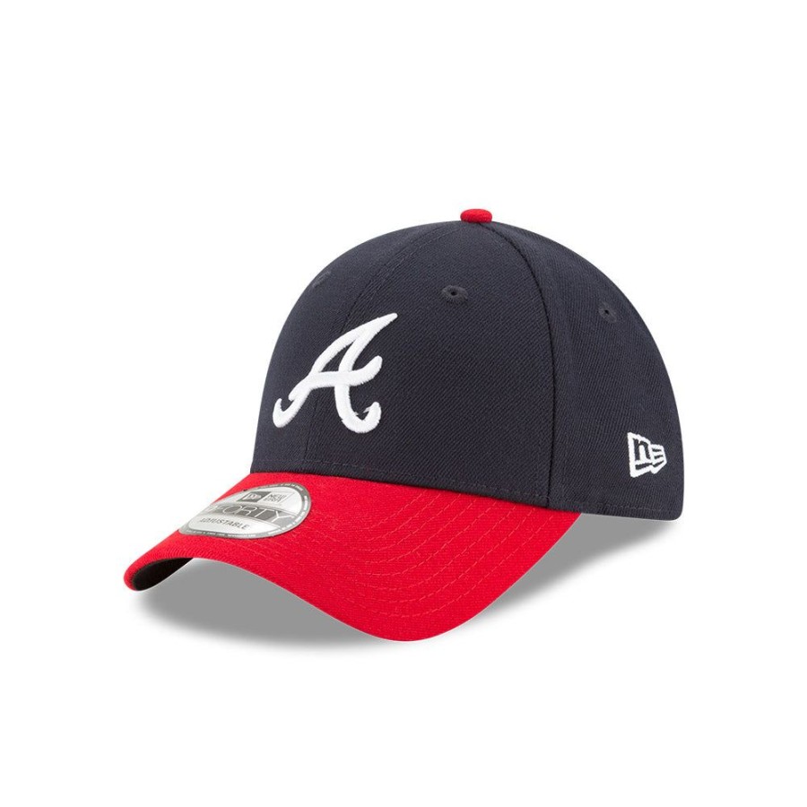 Gorras New Era | Atlanta Braves Mlb League Essential 9Forty Strapback Para Nina O Nino