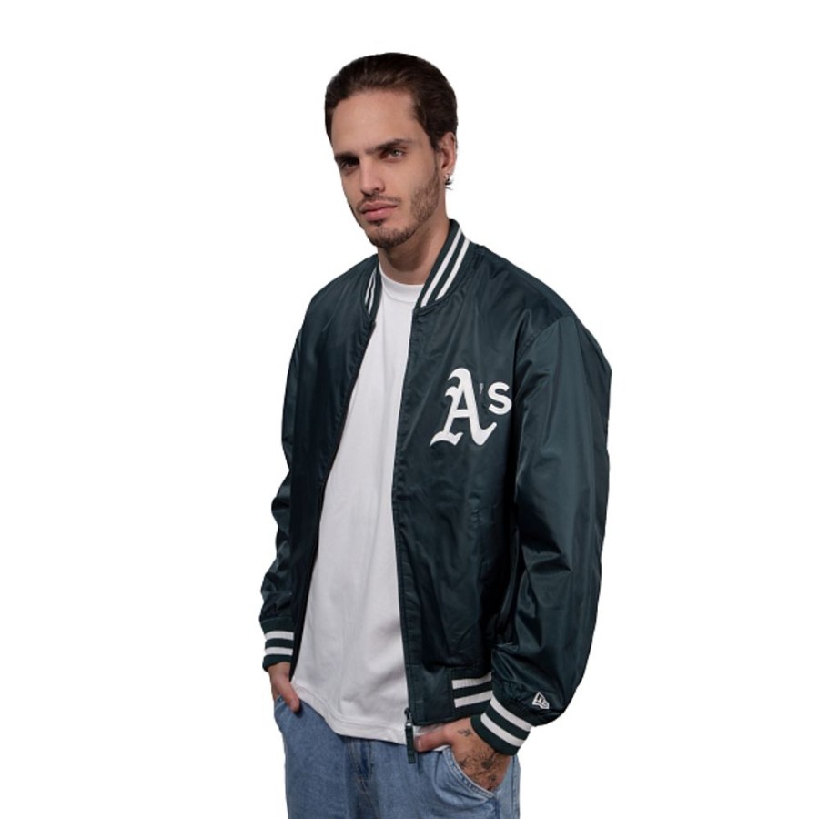 Ropa New Era | Chamarra Oakland Athletics Mlb Team Stadium