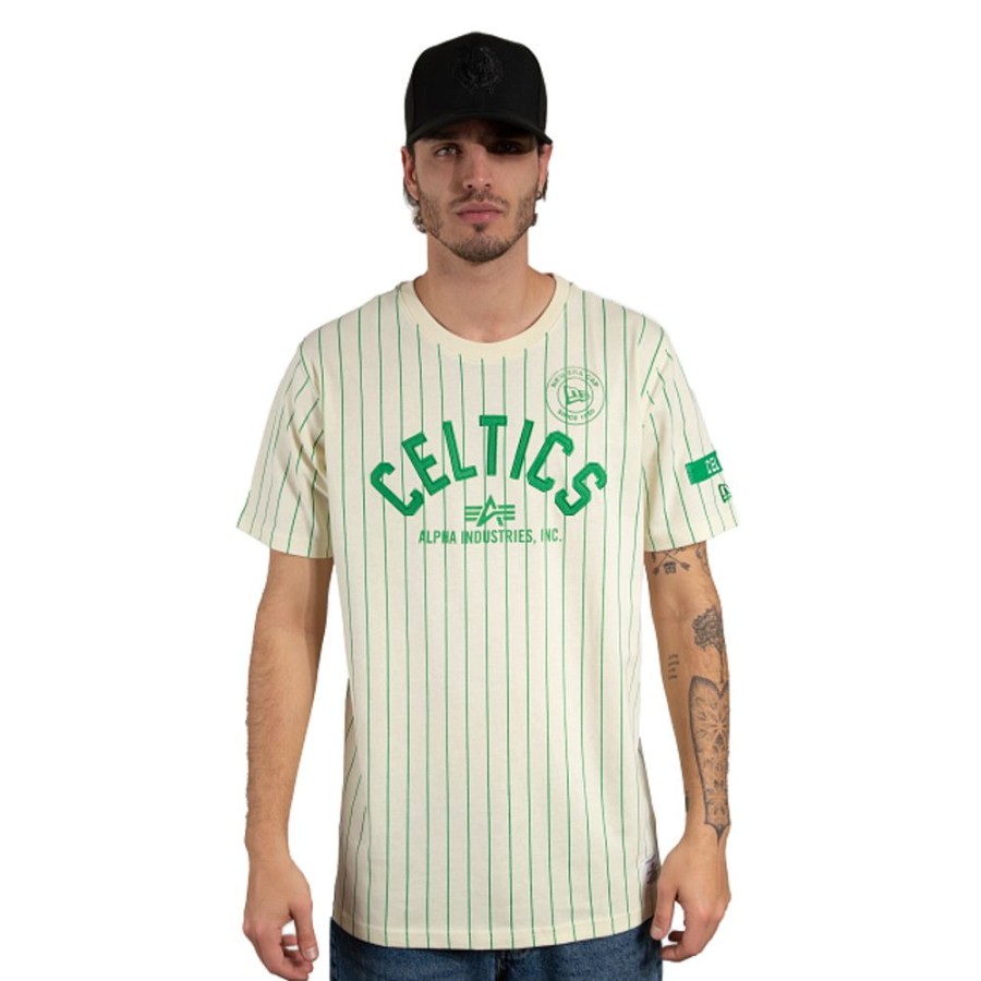 Ropa New Era | Playera Manga Corta Alpha Industries X Nba Boston Celtics