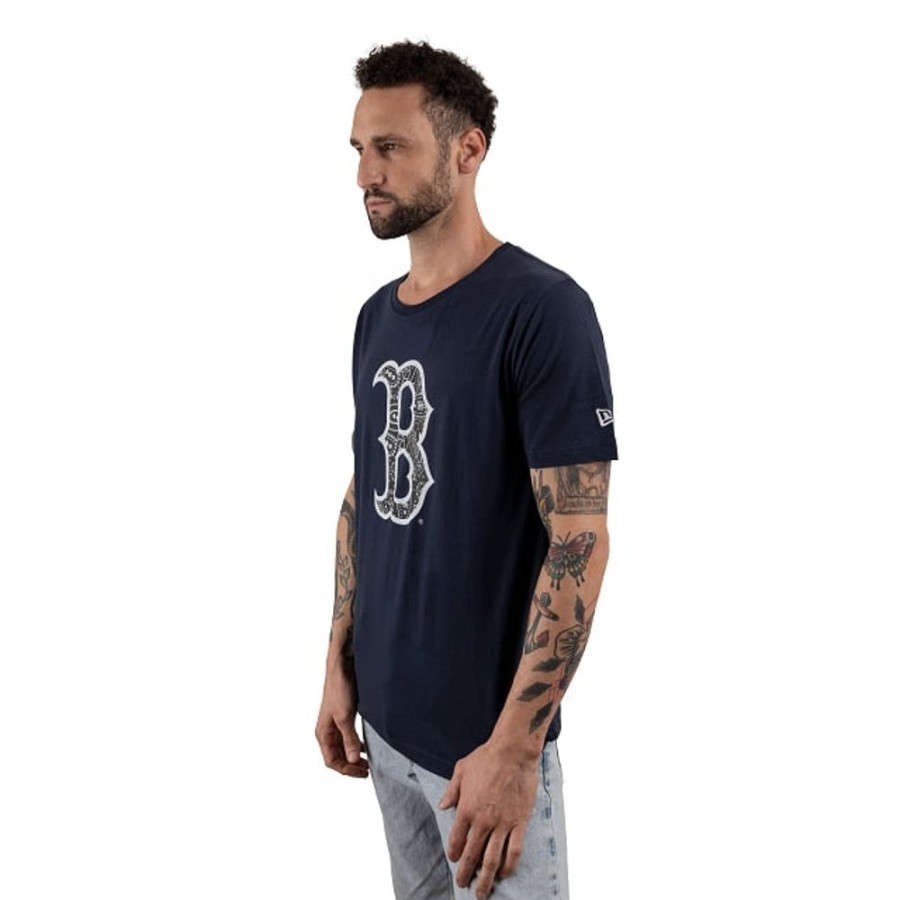 Ropa New Era | Playera Manga Corta Boston Red Sox Paisley Elements