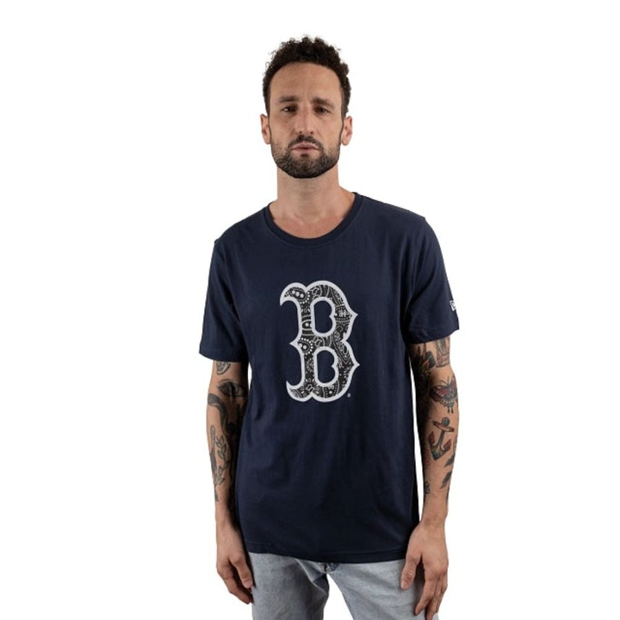 Ropa New Era | Playera Manga Corta Boston Red Sox Paisley Elements