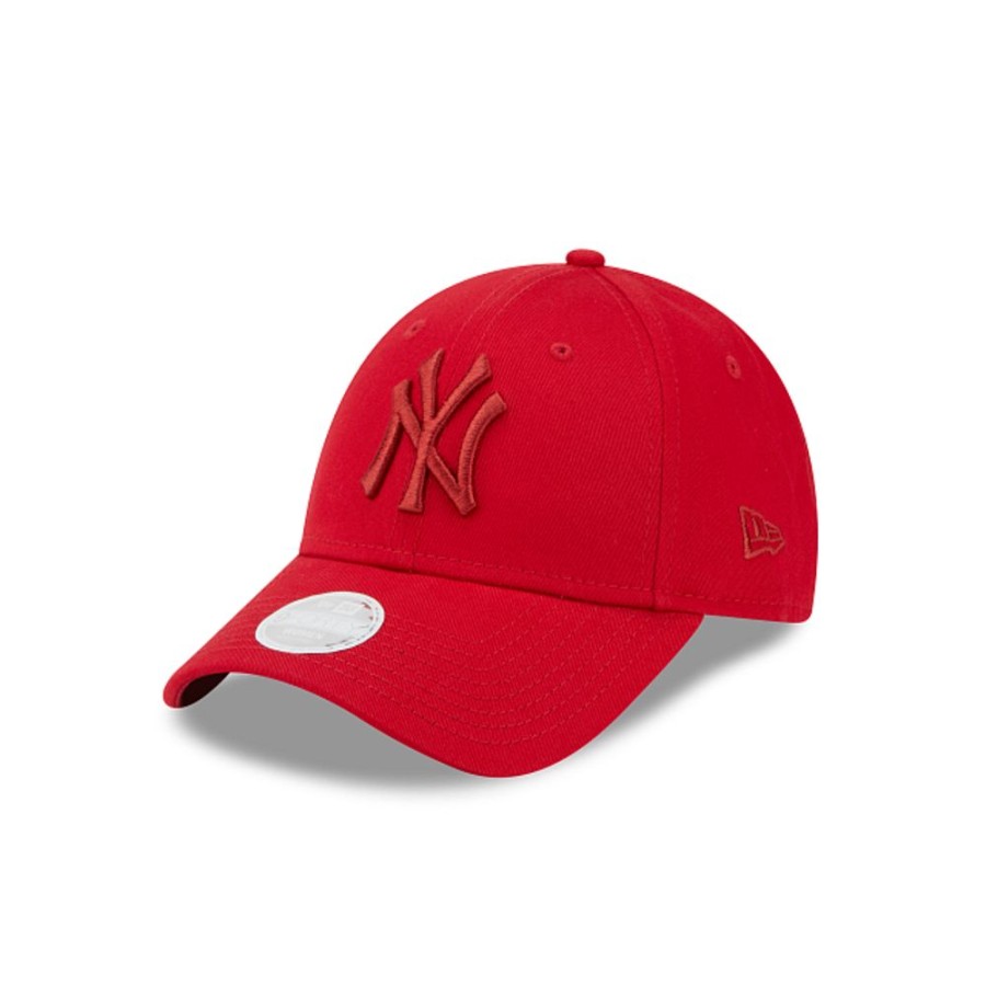 Gorras New Era | New York Yankees League Essentials 9Forty Strapback Rojo Para Mujer