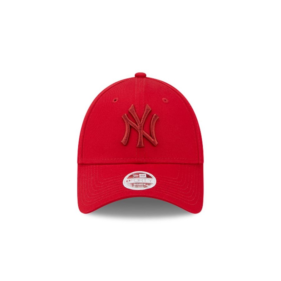 Gorras New Era | New York Yankees League Essentials 9Forty Strapback Rojo Para Mujer