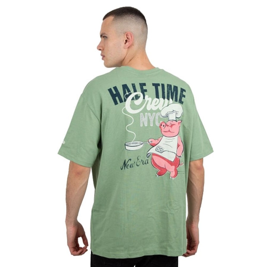 Ropa New Era | Playera Manga Corta New Era Half Time Verde