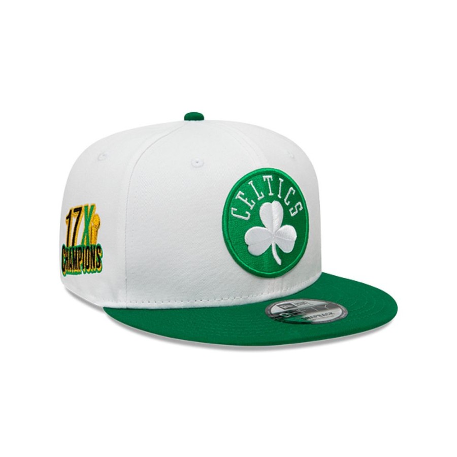 Gorras New Era | Boston Celtics Nba White Crown Patches 9Fifty Snapback