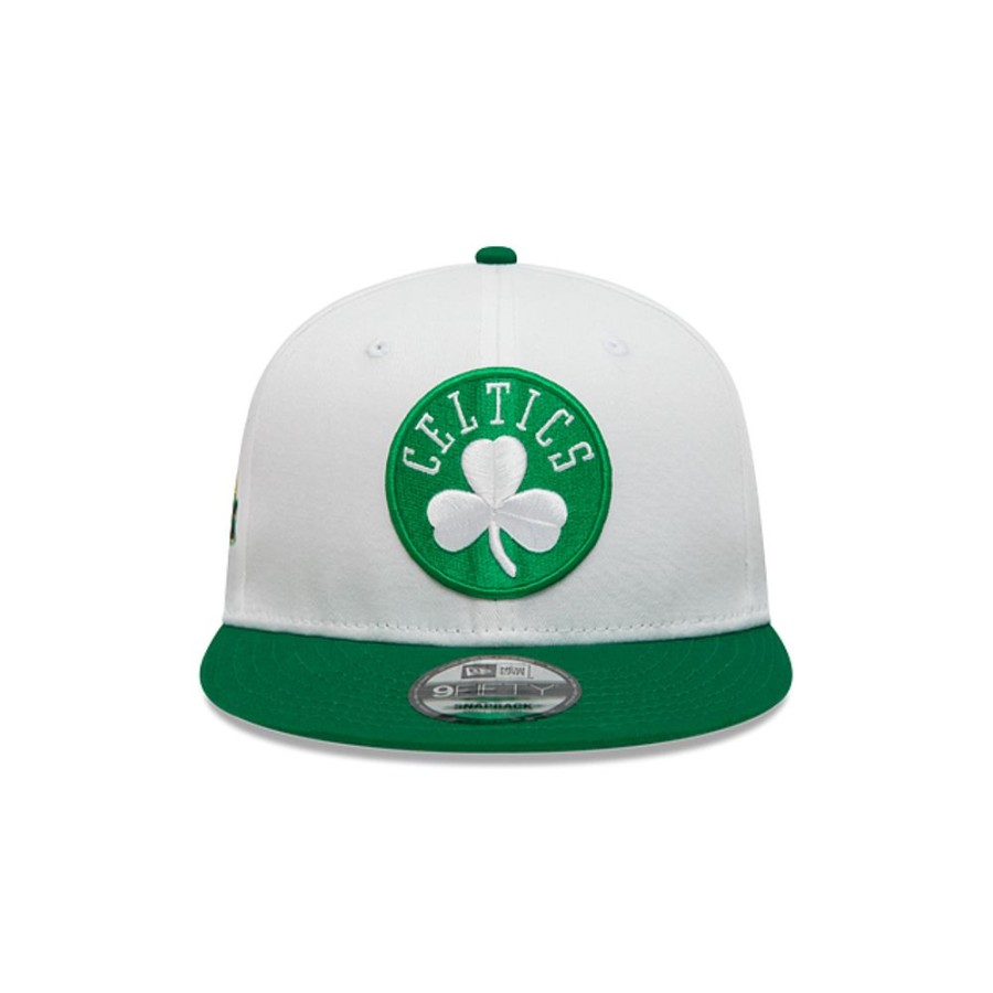 Gorras New Era | Boston Celtics Nba White Crown Patches 9Fifty Snapback