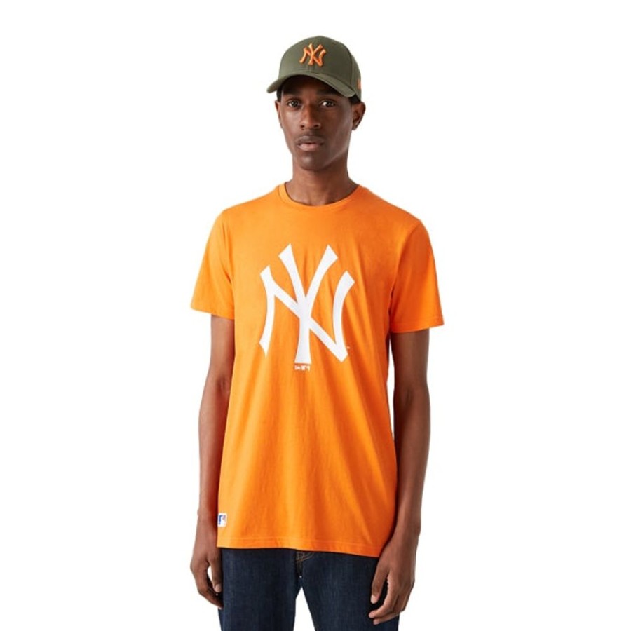 Ropa New Era | Playera Manga Corta New York Yankees Colour Pack 100% Algodon Anaranjada