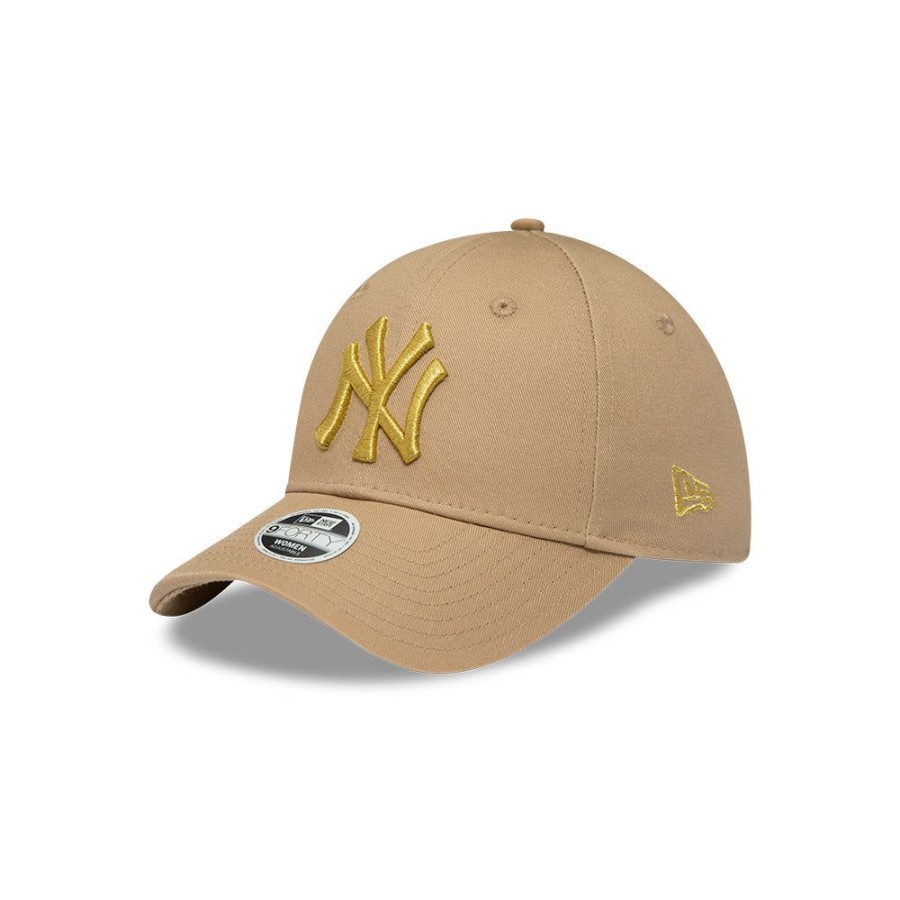 Gorras New Era | New York Yankees Mlb Metallic Logo Collection9Forty Strapback Para Mujer