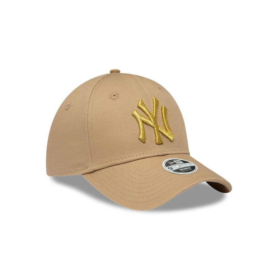 Gorras New Era | New York Yankees Mlb Metallic Logo Collection9Forty Strapback Para Mujer