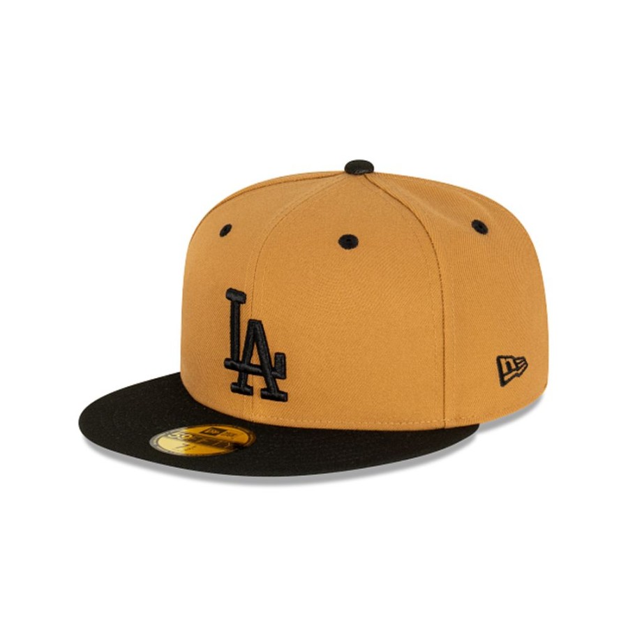 Gorras New Era | Los Angeles Dodgers Mlb Wheat Black 59Fifty Cerrada