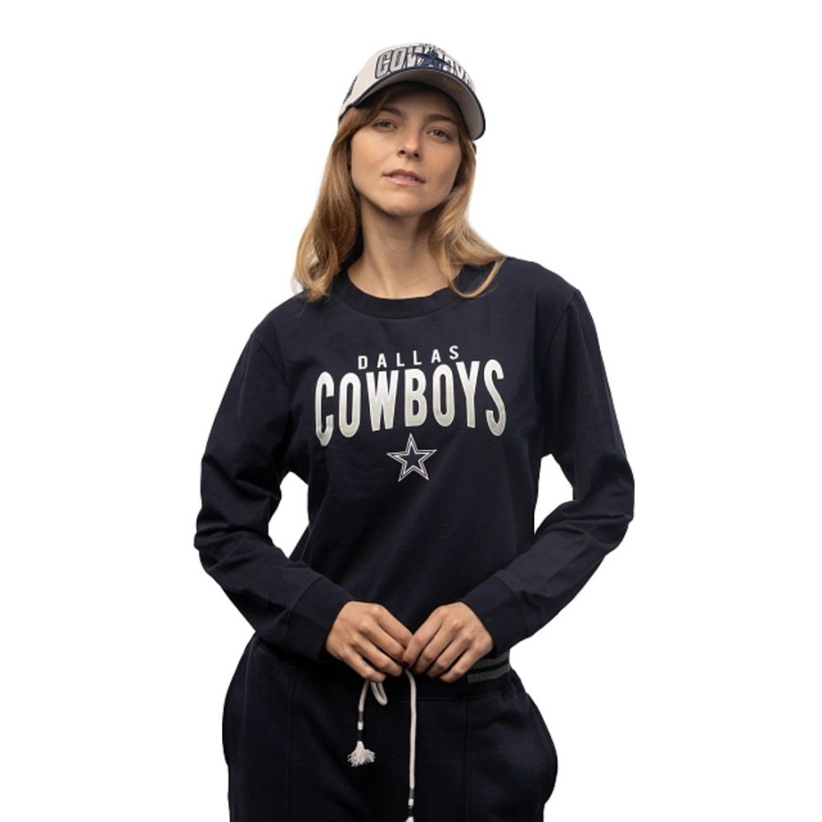 Ropa New Era | Playera Manga Larga Dallas Cowboys Nfl Active Para Mujer