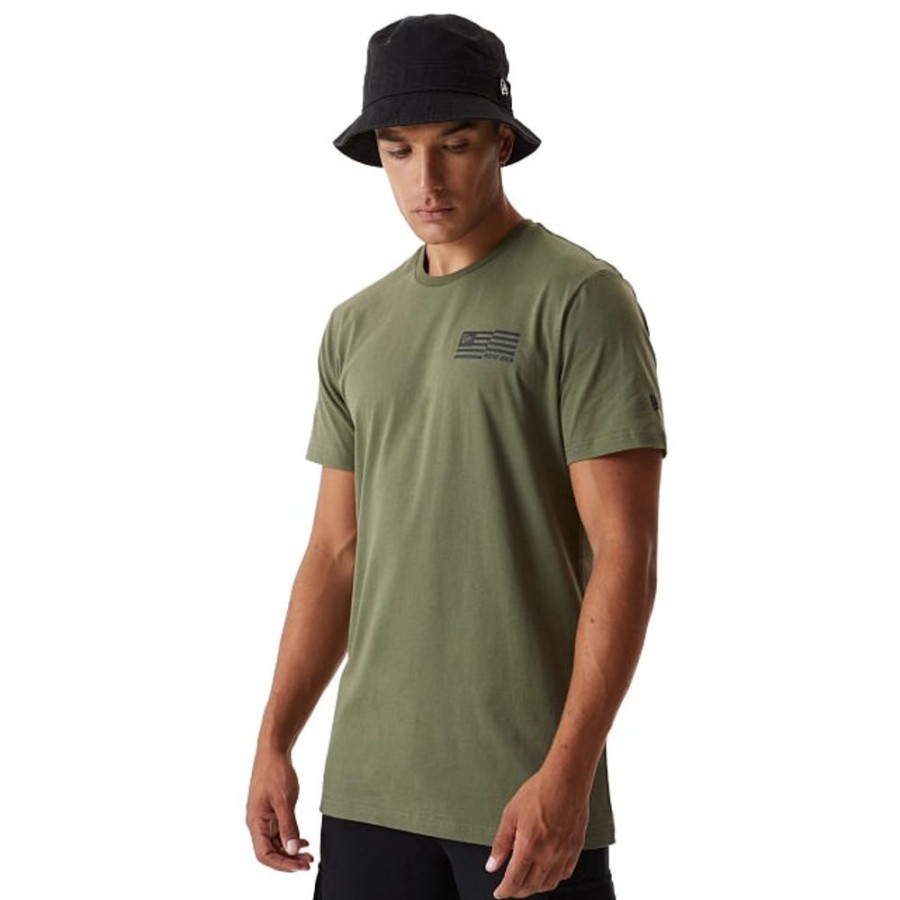 Ropa New Era | Playera Manga Cortanew Era Outdoor Utility Verde