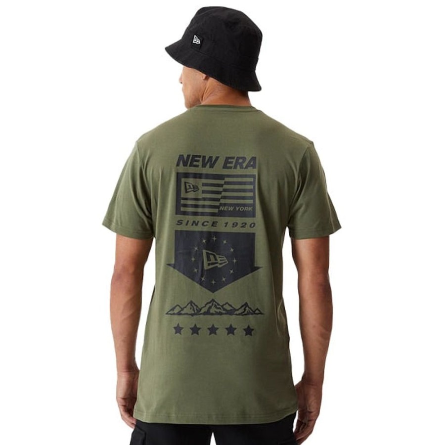 Ropa New Era | Playera Manga Cortanew Era Outdoor Utility Verde