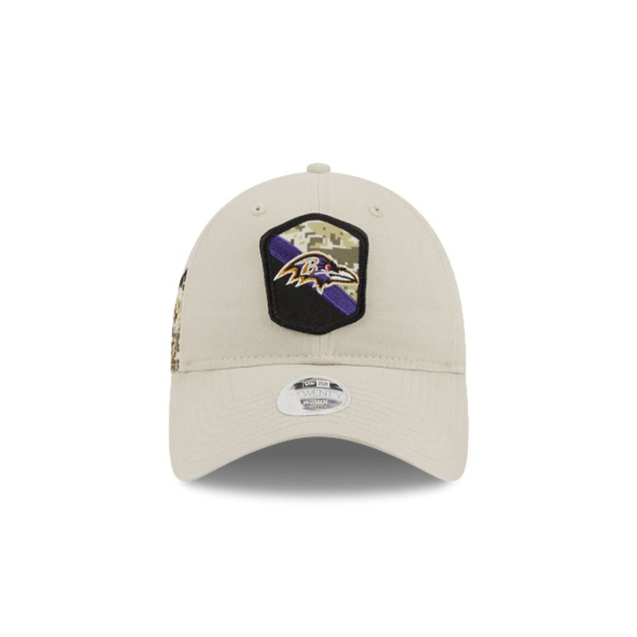 Gorras New Era | Baltimore Ravens Nfl Salute To Service 2023 9Twenty Strapback Para Mujer