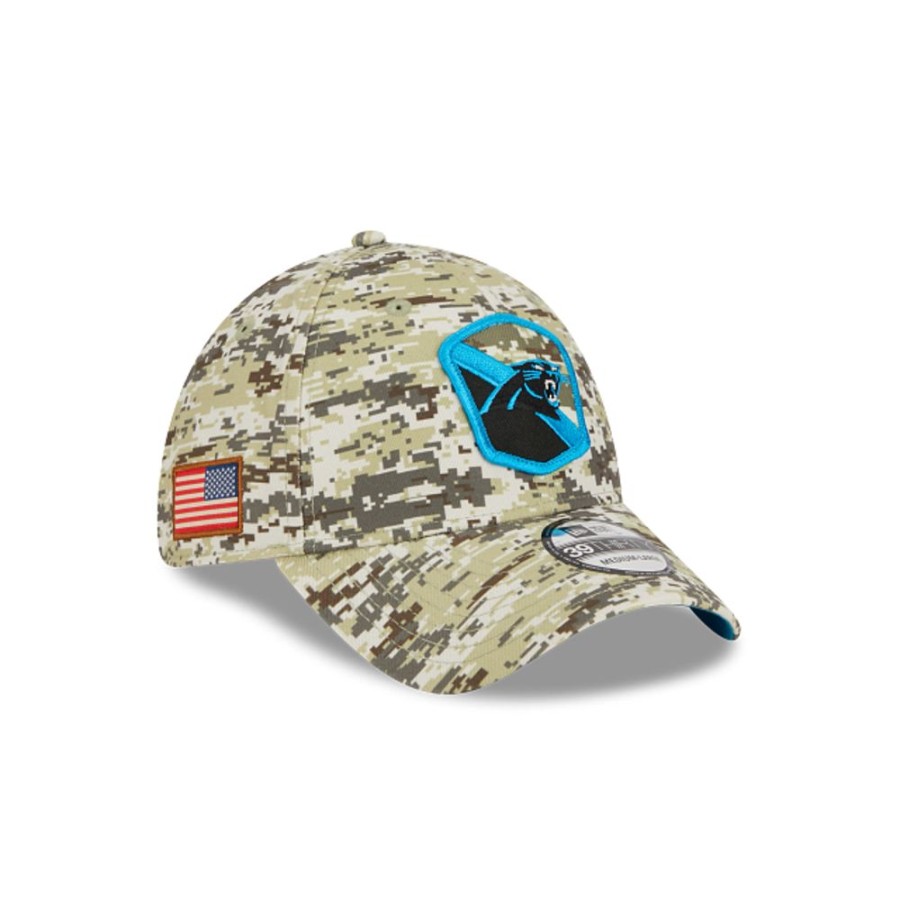 Gorras New Era | Carolina Panthers Nfl Salute To Service 2023 39Thirty Elastica