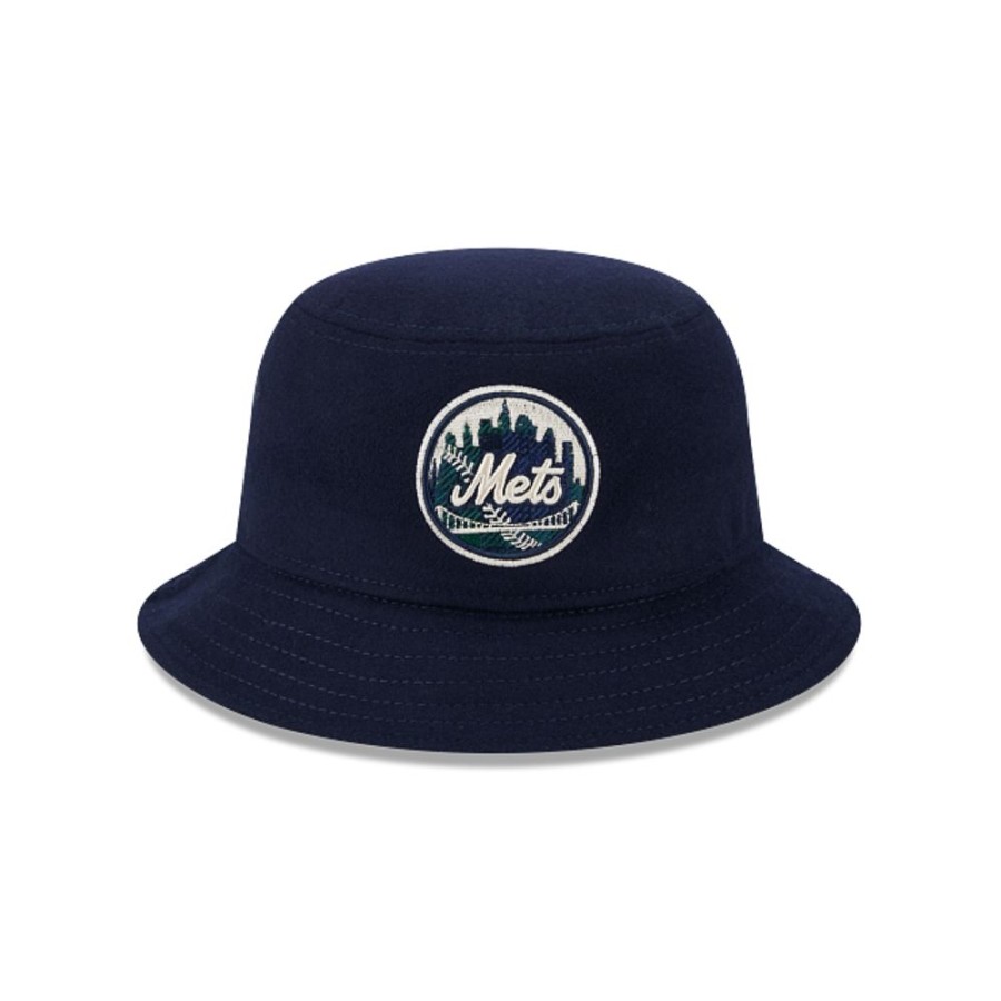 Gorras New Era | New York Mets Mlb Plaid Logo Bucket