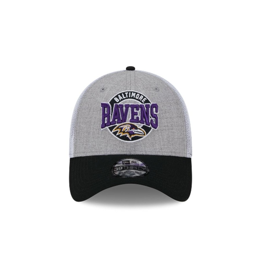 Gorras New Era | Baltimore Ravens Nfl Heather 39Thirty Elastica