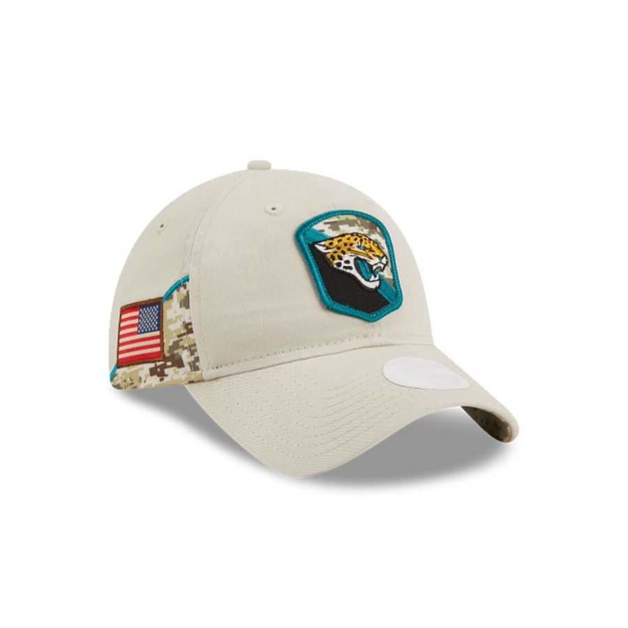 Gorras New Era | Jacksonville Jaguars Nfl Salute To Service 2023 9Twenty Strapback Para Mujer