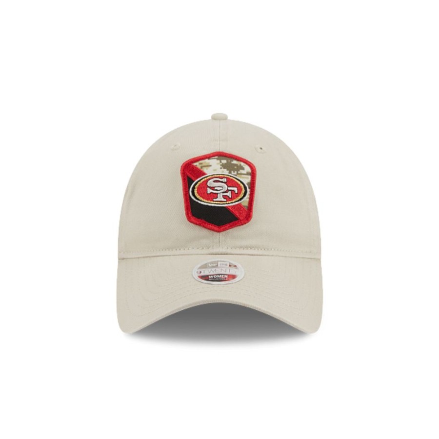 Gorras New Era | San Francisco 49Ers Nfl Salute To Service 2023 9Twenty Strapback Para Mujer