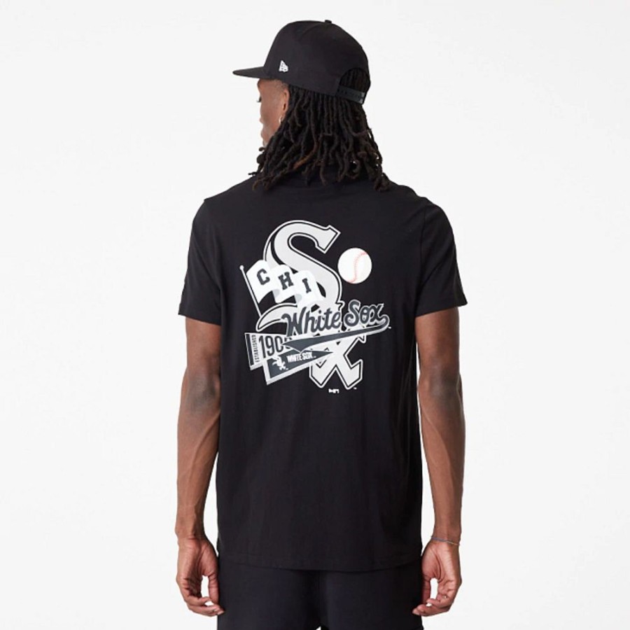 Ropa New Era | Playera Manga Corta Chicago White Sox Mlb Graphic Negra