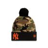 Gorras New Era | New York Yankees Camo Crown Knit Verde