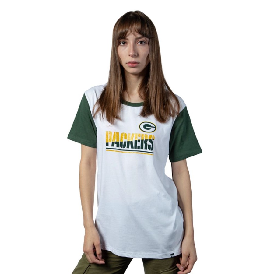 Ropa New Era | Playera Manga Corta Green Bay Packers Nfl 3Rd Down 2023 Para Mujer