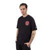 Ropa New Era | Playera Manga Corta Chicago Bulls Nba Diamond Patch Negra