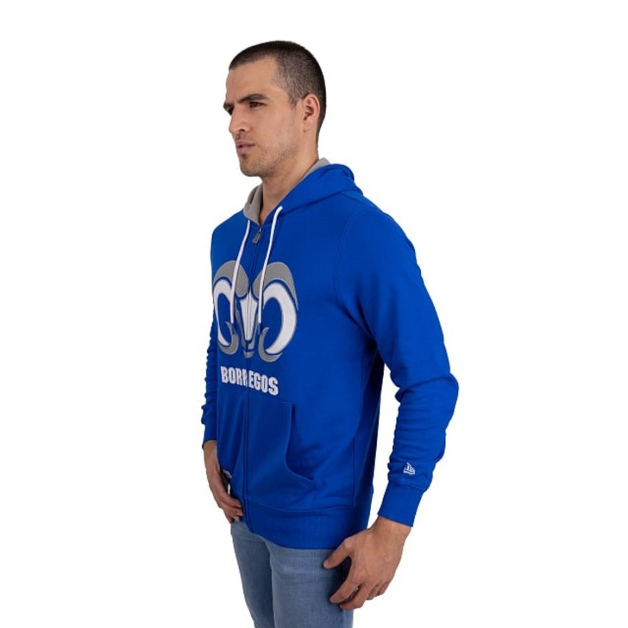 Ropa New Era | Sudadera Con Zipper Coleccion Universidades Borregos Tec De Monterrey Azul