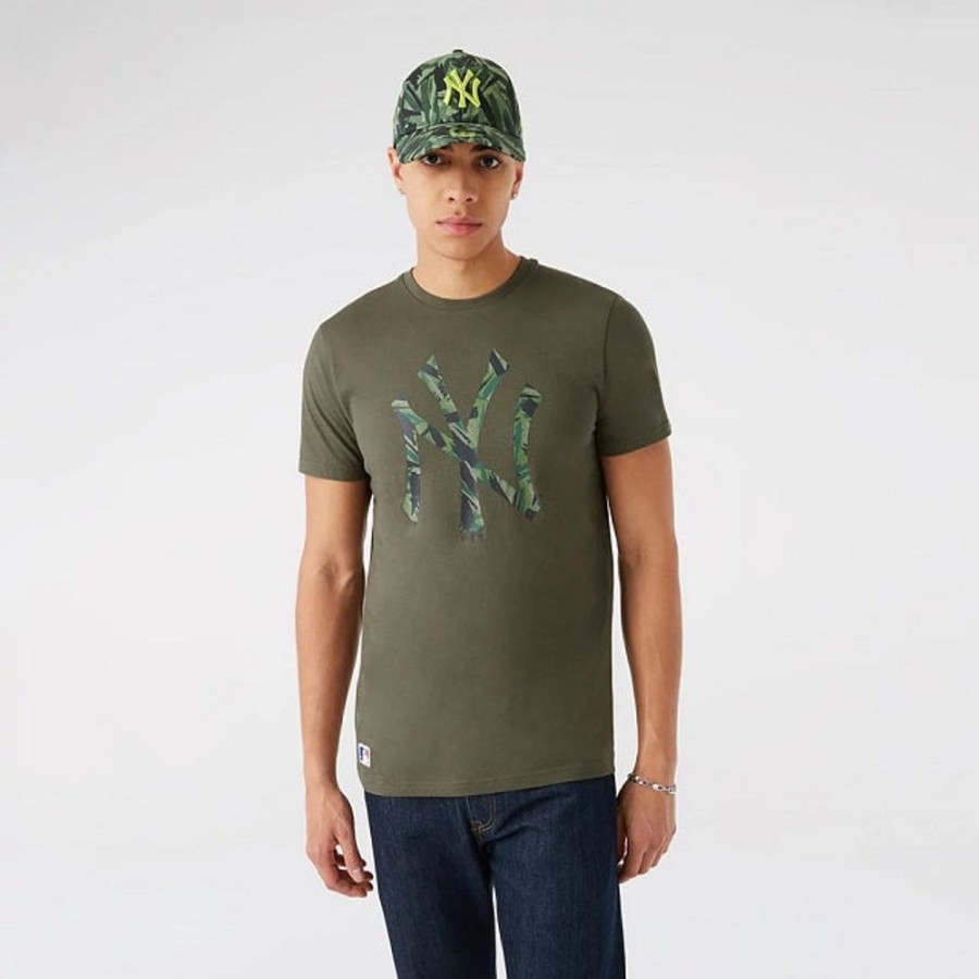 Ropa New Era | Playera Manga Corta New York Yankees Camo Infill Verde