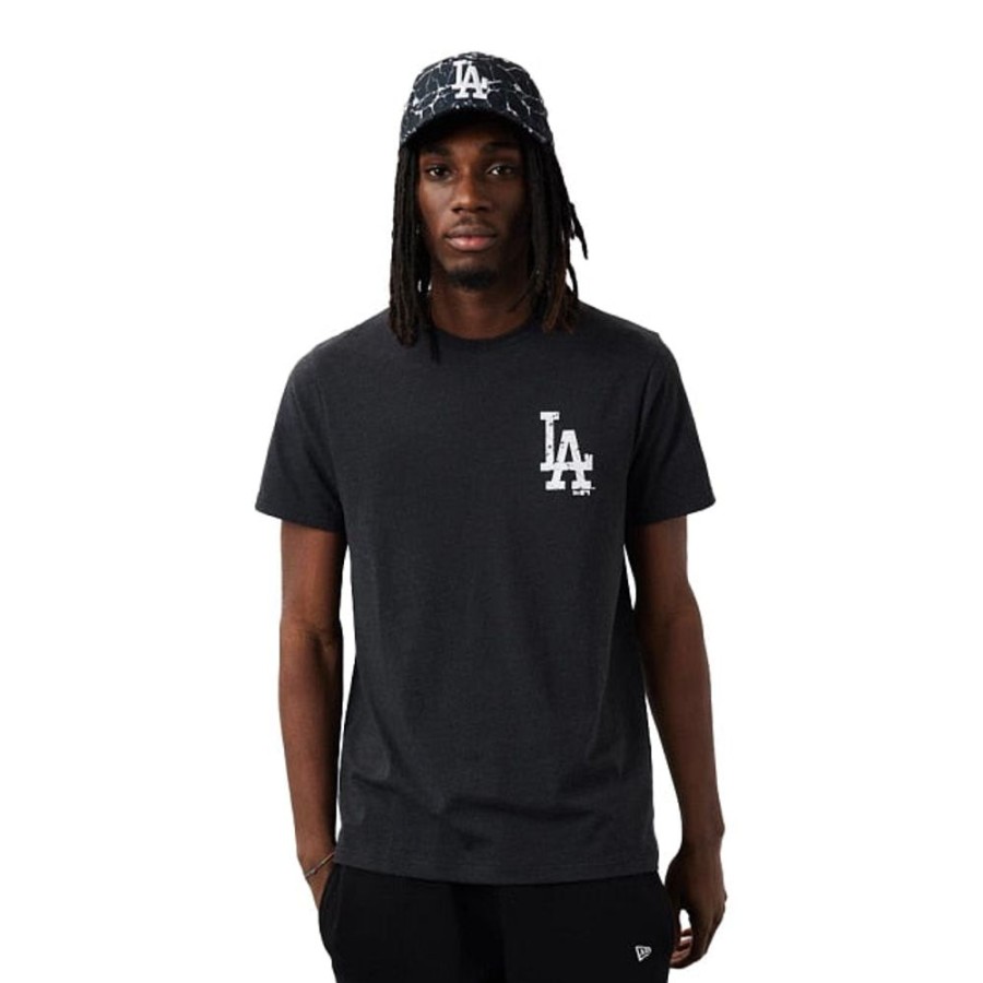 Ropa New Era | Playera Manga Corta Los Angeles Dodgers Marble Infill Negra