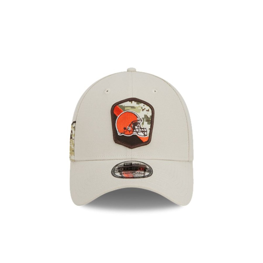 Gorras New Era | Cleveland Browns Nfl Salute To Service 2023 39Thirty Elastica