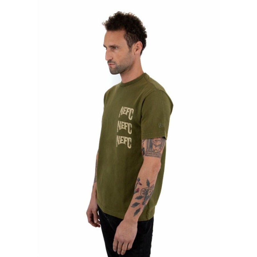 Ropa New Era | Playera Manga Corta New Era N.E.F.C 1920 Washed Verde